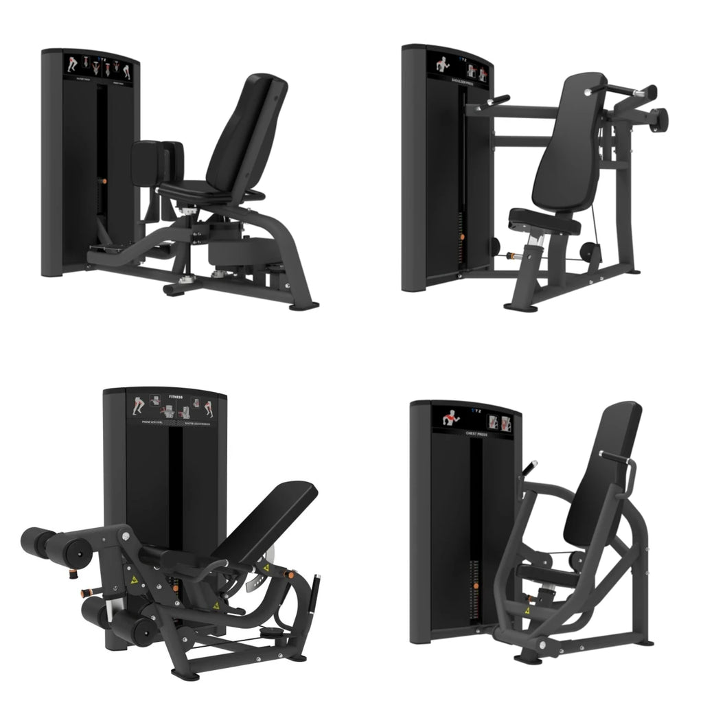 Body Building Strength Training Pin Loaded Seated Leg Extension & Prone Leg Curl Exercise Equipment