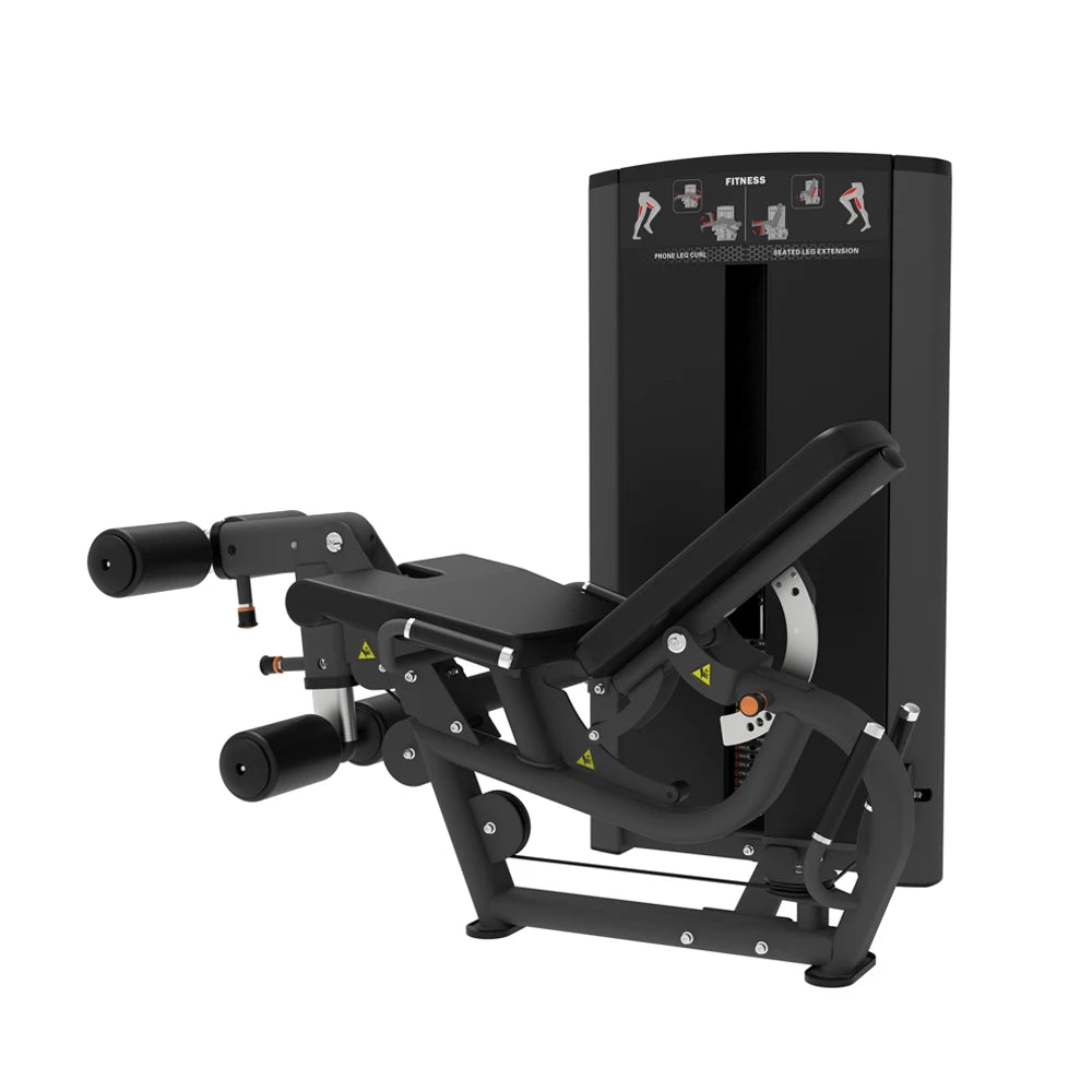 Body Building Strength Training Pin Loaded Seated Leg Extension & Prone Leg Curl Exercise Equipment
